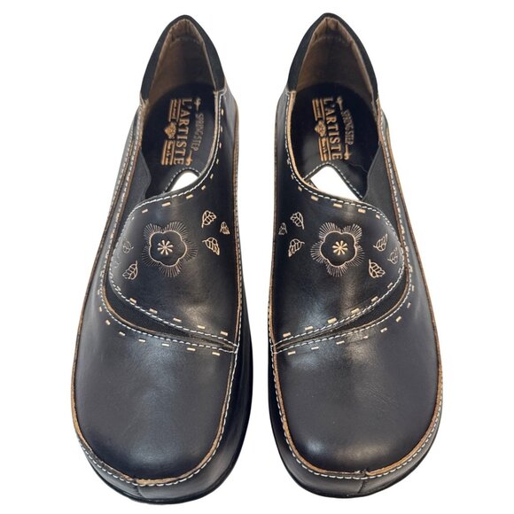 L'Artiste by Spring Step Women's Burbank Clog Leather Size 41 - Picture 3 of 11